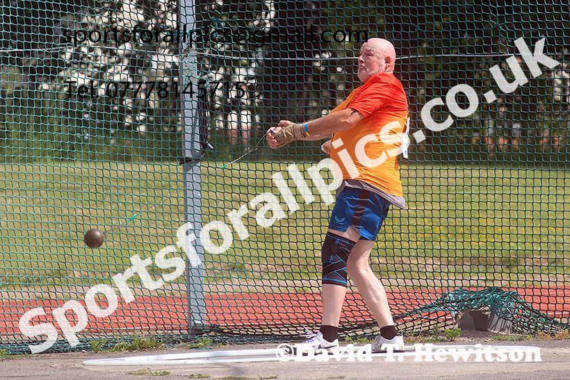 Hammer, 2025 NEMAA Track and Field, Monkton. Photo: David T. Hewitson/Sports for All Pics
